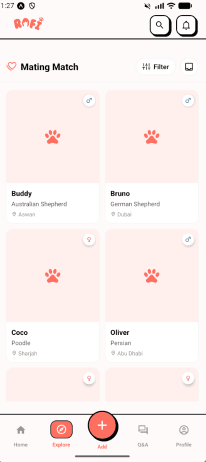 Pet Matching Requests
